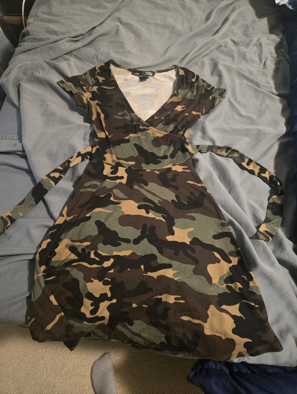 Rebel Love Camo Dress Size Xs-s